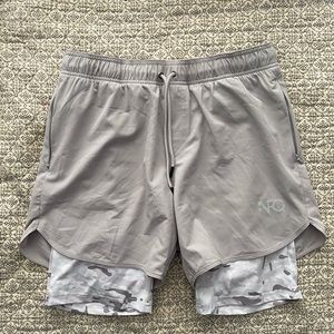 NFQ men’s medium hyperactive 2.0 training shorts.